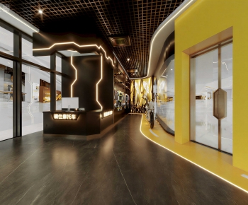 Modern Exhibition Hall-ID:208983906