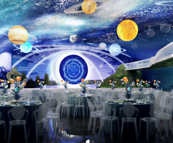 Modern Banquet Hall-ID:383609066