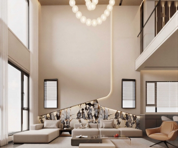 Modern A Living Room-ID:183456902