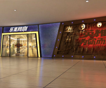 Modern Facade Element-ID:163184886