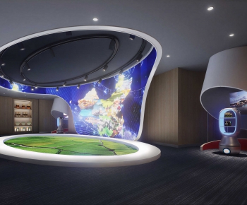 Modern Exhibition Hall-ID:872823951