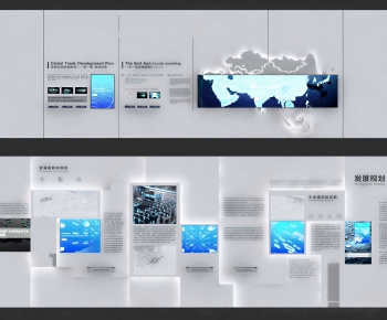 Modern Exhibition Hall-ID:813721906