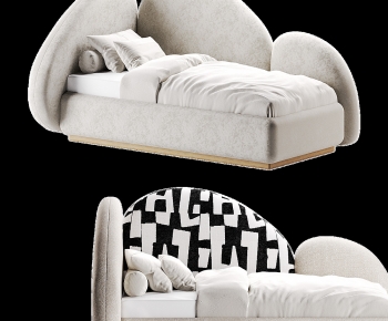 Modern Single Bed-ID:323549994