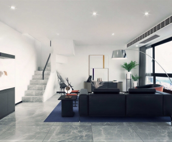 Modern A Living Room-ID:776900053