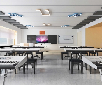 Modern School Classrooms-ID:423156981