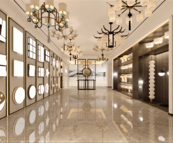 New Chinese Style Exhibition Hall-ID:970576057
