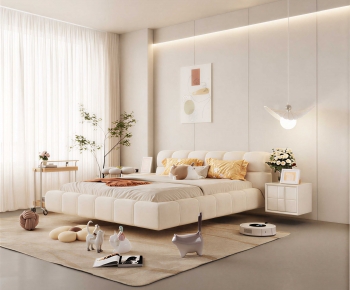 Modern Wabi-sabi Style Bedroom-ID:564686064
