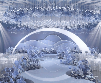 Modern Banquet Hall-ID:718529945