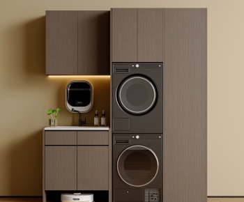 Modern Laundry Cabinet-ID:557200931