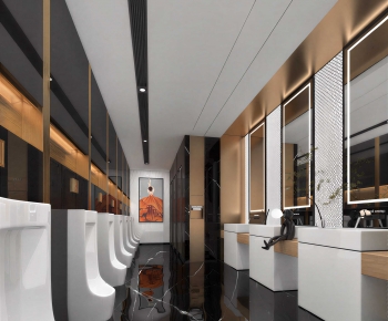 Modern Public Toilet-ID:551369236