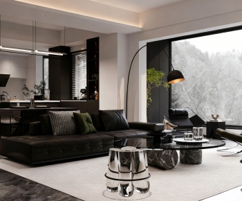Modern A Living Room-ID:810441024