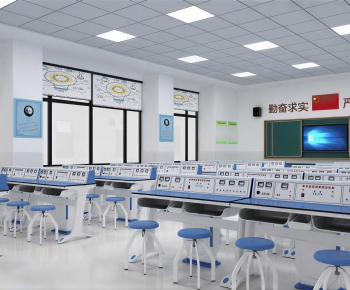 Modern School Classrooms-ID:174210174