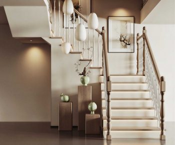 New Chinese Style Stairwell-ID:927773006