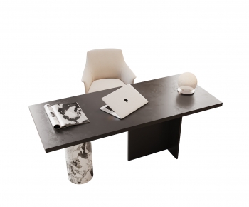 Modern Office Desk And Chair-ID:281728984