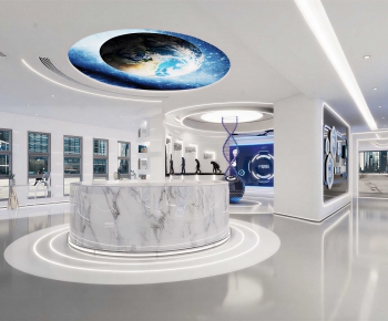 Modern Exhibition Hall-ID:508320098