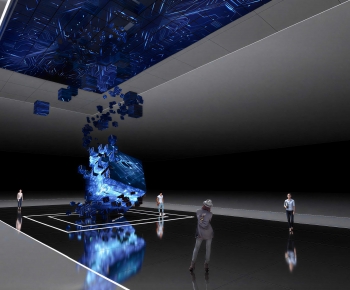 Modern Exhibition Hall-ID:512559895
