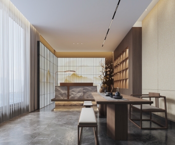 New Chinese Style Lobby Hall-ID:650770761