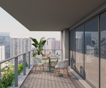 Modern Balcony-ID:552710061