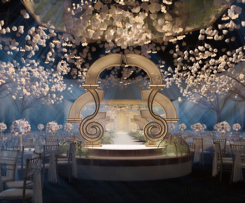 Modern Banquet Hall-ID:872973929