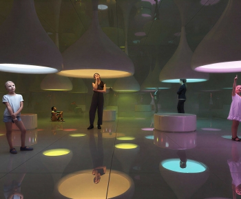 Modern Exhibition Hall-ID:785243032