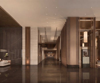 Modern Office Reception Desk-ID:938440089