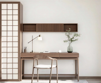 Modern Computer Desk And Chair-ID:821859863