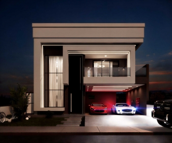 Modern Building Appearance-ID:436362031