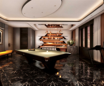 New Chinese Style Billiards Room-ID:520196912