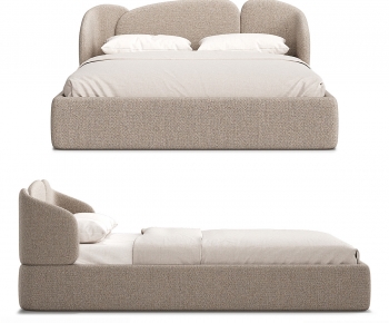 Modern Double Bed-ID:924616108