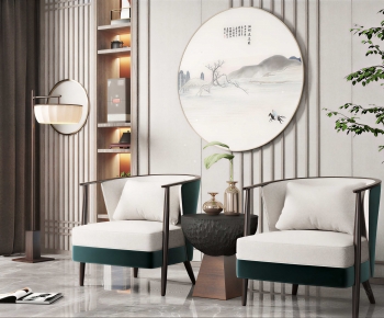 New Chinese Style Lounge Chair-ID:271491058