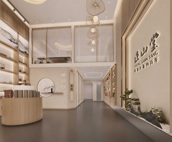 Modern Office Reception Desk-ID:134980798