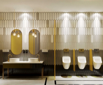 Modern Public Toilet-ID:243017917