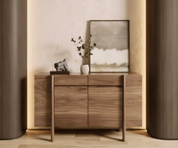 Wabi-sabi Style Entrance Cabinet-ID:249264965