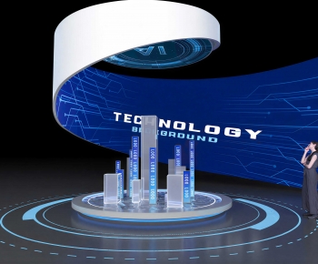 Modern Exhibition Hall-ID:937473068