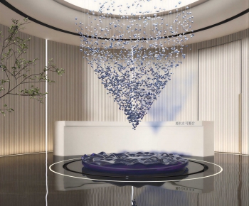 Modern Office Reception Desk-ID:543311122