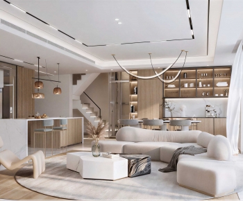 Modern A Living Room-ID:275136952