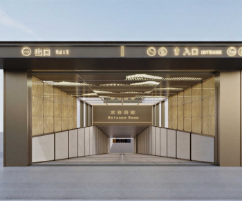 Modern Underground Parking Lot-ID:332909112