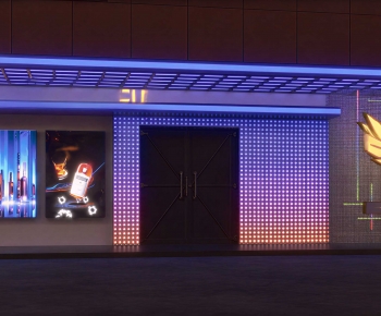 Modern Facade Element-ID:321655046