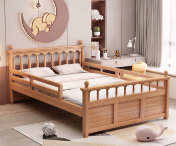 Modern Double Bed-ID:491764072