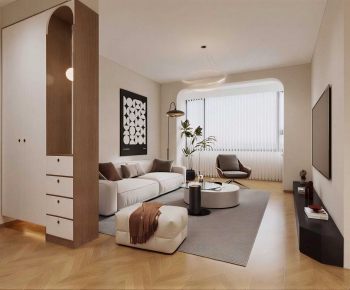 Modern A Living Room-ID:734175922