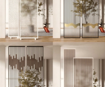 New Chinese Style Wooden Screen Partition-ID:104871998