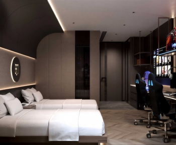 Modern Guest Room-ID:924620644