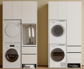 Modern Laundry Cabinet-ID:189821966