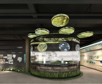 Modern Exhibition Hall-ID:552879107