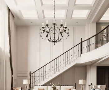 French Style A Living Room-ID:658777955