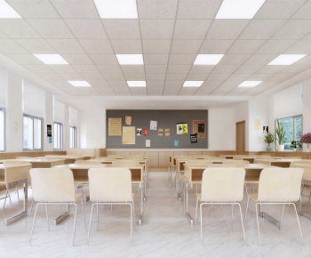 Modern School Classrooms-ID:647583011