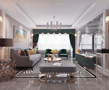 Modern A Living Room-ID:106780593
