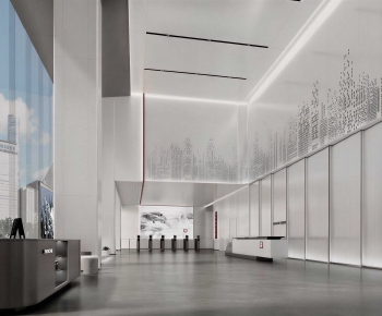 Modern Office Reception Desk-ID:152503014