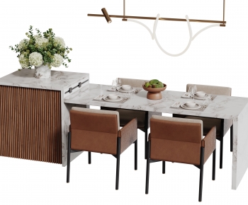 Modern Dining Table And Chairs-ID:454828985
