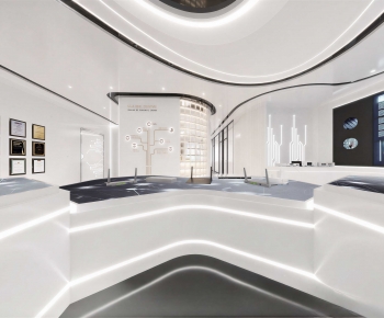 Modern Exhibition Hall-ID:807330685